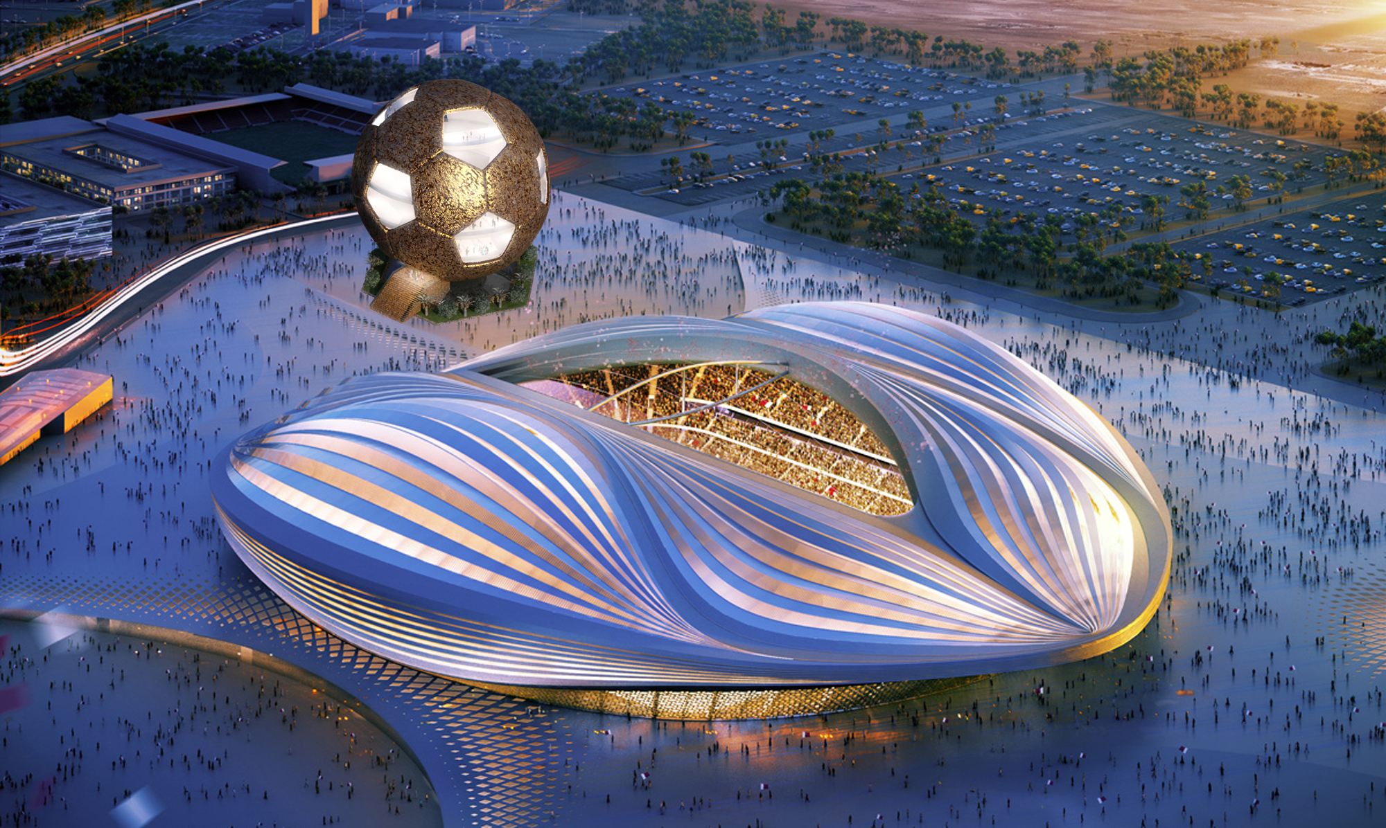 La UAL presenta el proyecto del mega balón de fútbol, escultura gigante de bronce arquitectónico