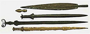 Armas de bronce. Edad del Bronce