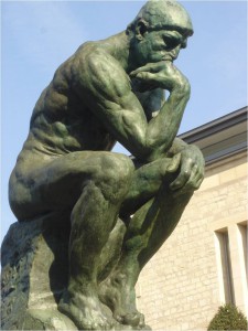 'El Pensador', Rodin. París, 1880