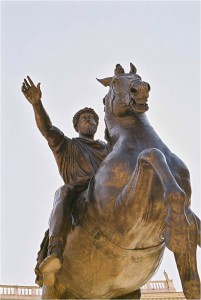 'Marco Aurelio 
Ecuestre', Roma, 
176 d. C.